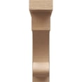 thumbnail image 2 of 7"W x 28"D x 28"H Thin Alma Rough Cedar Woodgrain TimberThane Corbel, Primed Tan, 2 of 6