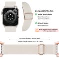 thumbnail image 6 of Apple Watch Band 38mm/40mm/41mm, 4Pk Nylon Silicone Apple Watch Strap Sport Solo Loop for Apple Watch Series 1/2/3/4/5/6/7/8/SE/Ultra Women Men, Pink White, 6 of 8