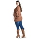 thumbnail image 3 of Cardigan de manga murcielago Roman Fashion Tallas Extras 300 Cafe, 3 of 6