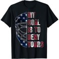 thumbnail image 1 of Teereso GOALIE MY GOAL IS TO DENY YOURS ICE HOCKEY GOALKEEPER T-Shirt, 1 of 2