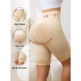thumbnail image 3 of Athlemo Womens High Waist Body Shaper Tummy Control Short Pants Thigh Slimmer Shapewear, 3 of 7