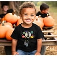 thumbnail image 5 of Olive Loves Apple 1st Birthday Rocket Astronaut Themed T-Shirts with Moon Balloon and Planets for Boys and Girls Black Shirt 12 Months, 5 of 6