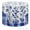Color 2, variant on Chinoiserie Drum Lampshades 13"x13"x10" Blue White Porcelain Panel Magpies Peonies Light Shade for Table Lamps Floor Lamp Shades Replacement Assembly Required