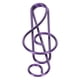thumbnail image 5 of 100 piezas Clip de papel de nota creativo lindo alambre de música marcapáginas abrazadera de papel compacto portátil para clasificación de archivos púrpura, 5 of 5