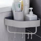 thumbnail image 3 of Injueey Estante de almacenamiento montado en la pared con punzón gratis, estante de ducha de esquina para baño, estante de almacenamiento Juegos de accesorios de baño Beige, 3 of 6