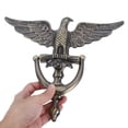 thumbnail image 3 of PTOOTP 1Set Zinc Alloy Door Knocker in Golden for Exterior Decoration and Security, 3 of 8