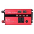 thumbnail image 4 of Convertidor inversor de corriente para coche de 600W, 12V a 220V, con pantalla LCD, puerto USB, puertos para encendedor de cigarros, 4 of 8