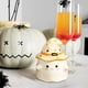 thumbnail image 3 of Taza de cerámica divertida para fiesta con tapa, taza de agua con personalidad para oficina, taza para el hogar, taza de Halloween, taza fantasma, taza de cerámica, 3 of 4