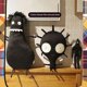 thumbnail image 5 of Moda Negro Suave Oscuro Animal De Peluche De Juguete Creativo Oscuro Muñeco De Peluche Para Dormir Para Niños Almohada Cojín Trasero Juguete Para Niños 20-40Cm Speravity FN007482-01, 5 of 6