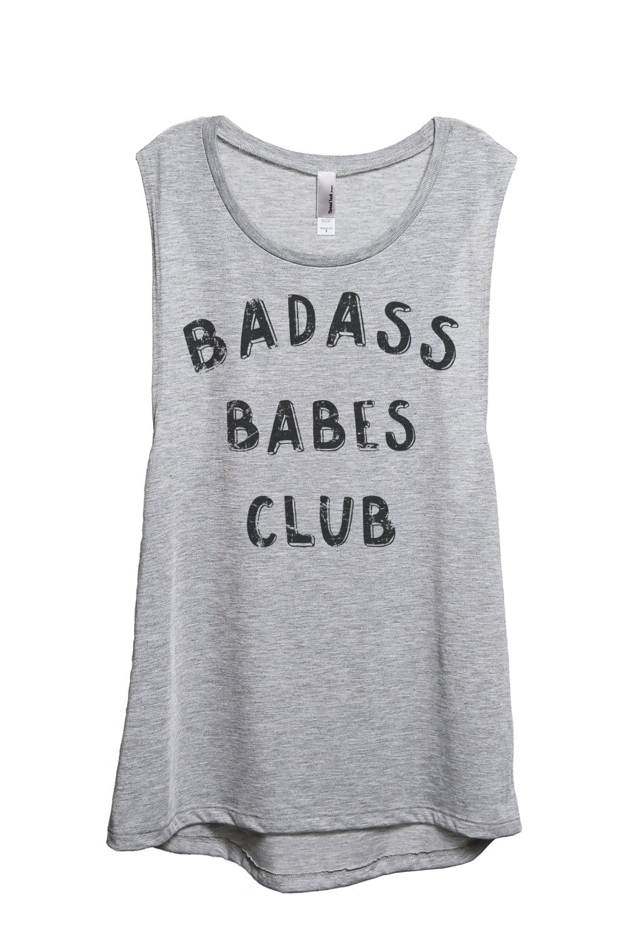 Badass BABES Club Women's Fashion Sleeveless Muscle Tank Top Tee Sport
