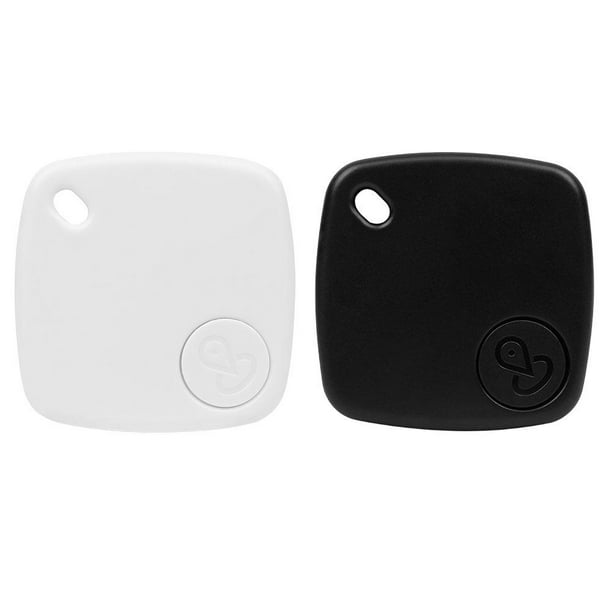 Dispositivo antipérdida Rastreador GPS colgante Rastreador compatible con Bluetooth (Blanco)