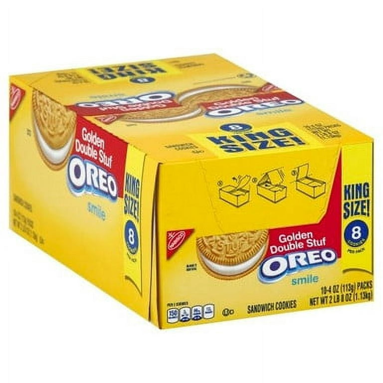 OREO Cookie 2 Piece Clear Favor Boxes with Cardboard Gold Insert Quantity 10