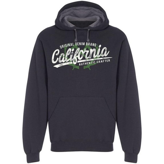 California Original Denim Brand Hoodie Men -Image by Shutterstock, Male Medium