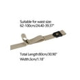thumbnail image 3 of INSPIRE CHIC Invisible Elastic Belt for Women Belts Snap Button Belts No Buckle, 3 of 4