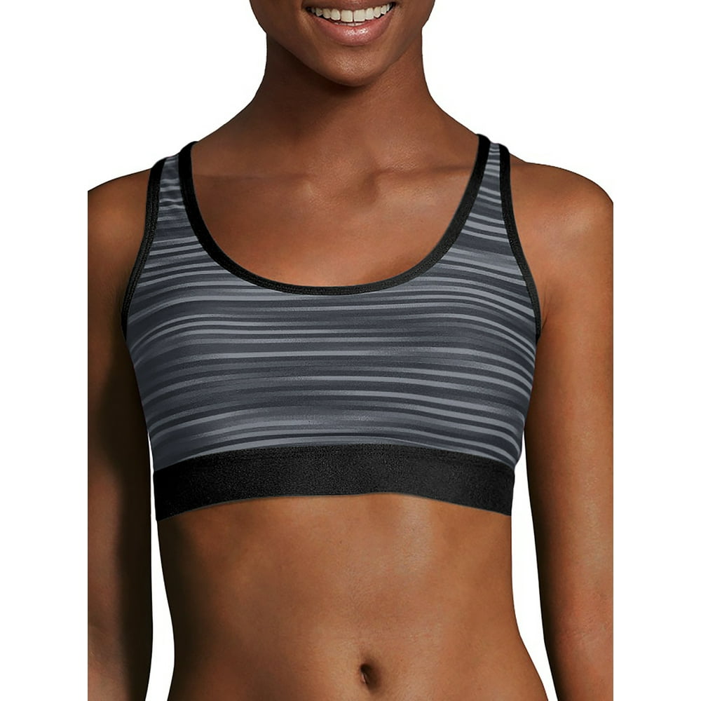 Hanes Hanes Sport Women's Racerback Compression Sports Bra Walmart