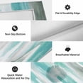thumbnail image 6 of Turquoise Gray Outdoor Rug for Patio/Deck/Porch, Non-Slip Large Area Rug 3 x 5 Ft, Farmhouse Abstract Gradient Aesthetic Indoor Outdoor Rugs Washable Area Rugs, Reversible Camping Rug Carpet Runner, 6 of 8