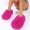 Hot Pink, variant on Women Casual Winter Faux Shearling Mule Slippers, Thick Sole Cozy Indoor Outdoor Shoes, Soft Warm Cloud-Like Comfort Footwear for Relaxed Everyday Wear Blue