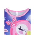 thumbnail image 5 of Emy Dola Summer Girls Unicorn Mermaid Nightgowns Kids Flutter Sleeve Pajamas Dress Toddler Princess Sleepwear Nightdress-1 piece, 5 of 7