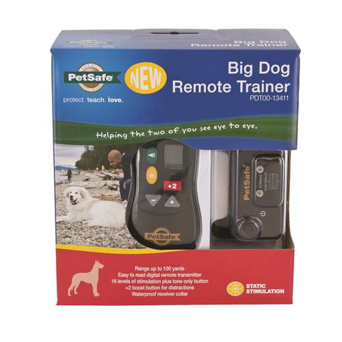 10 levels & tone only 40lbs+ 100 yard range PetSafe Big Dog Remote Trainer 
