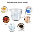 thumbnail image 4 of Glass Measuring Cup With Cover, 2-Cup/16 Oz Shot Glass Espresso Jugs Measure Cup Glass For Bar Party Wine Cocktail Drink Shaker Milk Coffee, Glass Beaker With Three Scales OZ, Cup, ML, 4 of 9