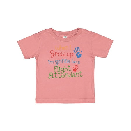 

Inktastic Flight Attendant Future Gift Baby Boy or Baby Girl T-Shirt