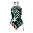 thumbnail image 4 of WILLBEST Traje de Baño Corto para Mujer, Traje de Baño de Dos Piezas con Estampado Floral Tropical, conjunto de Traje de Baño Tankini 2, 4 of 4