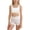 Beige-2, variant on OOOUM Girls Ice Silk Bralette With Padded Adjustable Straps Training Bra Seamless Sports Crop Camisole For Kids Black 10-11 Years