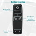 thumbnail image 3 of Unique Bargains Auto Front Left Driver Side Master Power Window Switch for Ram 1500 2013-2015 for Ram 2500 2013-2015, 3 of 7