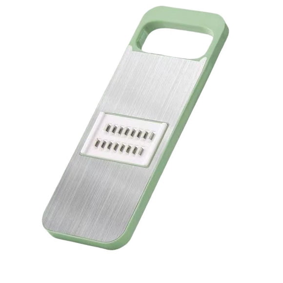 Super Standard Slicer, with 5 Stainless Steel Blades, Easy to Clean, Compact Food Slicer (Mint Green)