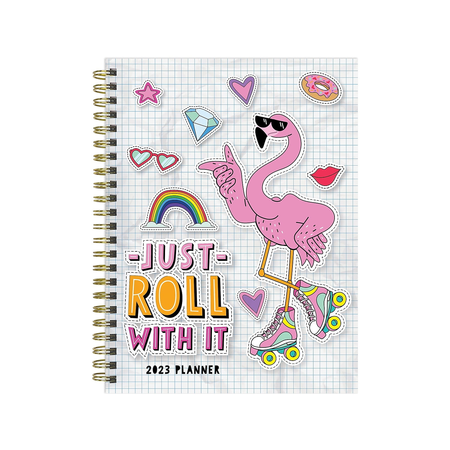 2023 TF Publishing Roll With It 6.5'' x 8'' Weekly & Monthly Planner Multicolor (MWM-23-9234)