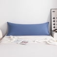 thumbnail image 6 of Lorviah Premium Cotton Body Pillowcase 20"x54", Ultra Soft & Breathable Body Pillow Cover with Envelope Closure, Denim Blue, 6 of 6