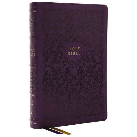 KJV Holy Bible with 73,000 Center-Column Cross References, Purple Leathersoft, Red Letter, Comfort Print: King James Ver, (Hardcover)
