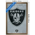 thumbnail image 3 of NFL Las Vegas Raiders - Logo 25 Wall Poster, 14.725" x 22.375" Framed, 3 of 5