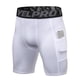 thumbnail image 4 of TFixol Paquete de 3 pantalones cortos de compresión para hombre, ropa interior de entrenamiento activo con bolsillo, 4 of 8
