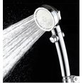 thumbnail image 1 of Cabezal de ducha de alta presión con ahorro de agua, accesorio de baño redondo con sujeción manual, cabezales de ducha de ABS cromados, 1 of 5
