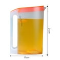 thumbnail image 3 of Water Pitcher Wide Mouth Water Jug Container Ice Tea Kettle Drink Pitcher, 3 of 5