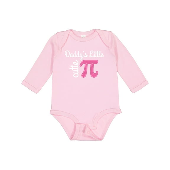 Inktastic Daddy Little Cutie Pi Day Math Girls Girls Long Sleeve Baby Bodysuit