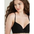 thumbnail image 5 of No Boundaries Women's Demi Underwire T-Shirt Bra with Sugarcup, Sizes 34A-40DD, 5 of 6