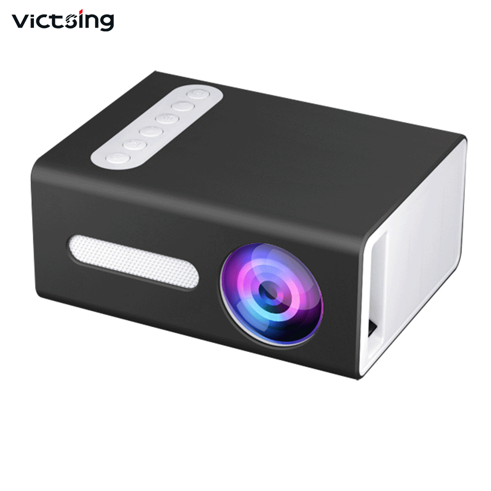 VictSing Portable Mini Projector,Kids Gift LED Pico Video Projector for