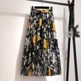 thumbnail image 1 of Women Full/Ankle Length Blending Maxi Chiffon Long Skirt Beach Skirt Summer High Waist Skirt, 1 of 6