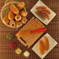 thumbnail image 4 of BBQ Cutting Grilling Bread Tool Hot Dog Bun Driller Drill a Hole Leakproof Hotdogs Sausages,1 x Hole Hot Dog Bun Driller,Red, 4 of 6