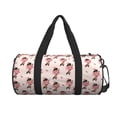 thumbnail image 2 of Horeoi Dachshund Dog Heart Print Foldable Travel Duffle Bag with Removable Strap - Water-Resistant Gym Vacation Luggage Multi-Pocket Design, 2 of 8