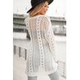 thumbnail image 2 of Button Front Fall Crochet Cover Up Swimsuit Bikini, 2 of 25
