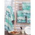 thumbnail image 2 of Teal Coastal Beach Kitchen Dish Towels for Drying Dishes Set of 3, Nautical Starfish Coral Vintage Wooden Waffle Weave Microfiber Hand Tea Bathroom Towels Quick Dry & Absorbent Towel 15.7x23.6, 2 of 7