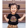 thumbnail image 2 of Young Wild Three Retro Rainbow Adorable 3rd Birthday Shirt for Infant Baby Toddler Girl Third Birthday Outfit Black Shirt 4T, 2 of 6