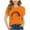 Orange7, variant on Eltusu Girls T-Shirts, Casual Short Sleeve Crew Neck Pullover Summer Tops Orange Size 3-15 T