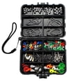 thumbnail image 4 of Greeniant Kit de accesorios de pesca de 188 Uds., pesas resistentes al desgaste, bloqueo de cuentas, conjunto de equipo de pescado de acero Pescar, 4 of 6