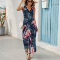thumbnail image 5 of Flamingo Pattern Pattern Design Sleeveless Dress Summer Clothes for Women Women's Clothing 2025, 5 of 6