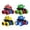 4PC: Multicolor, variant on Nilvkv 4PC Set Truck Toy, Four Wheel Drive Inertial Dinosaur Toy Car for Toddlers 1-3 Back Stunt Vehicle Kids Birthday Christmas Gifts for Boys Girls