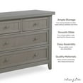 thumbnail image 6 of Dream On Me Maple Double Dresser In Oak Grey, Model #598-OAKGY, 6 of 6